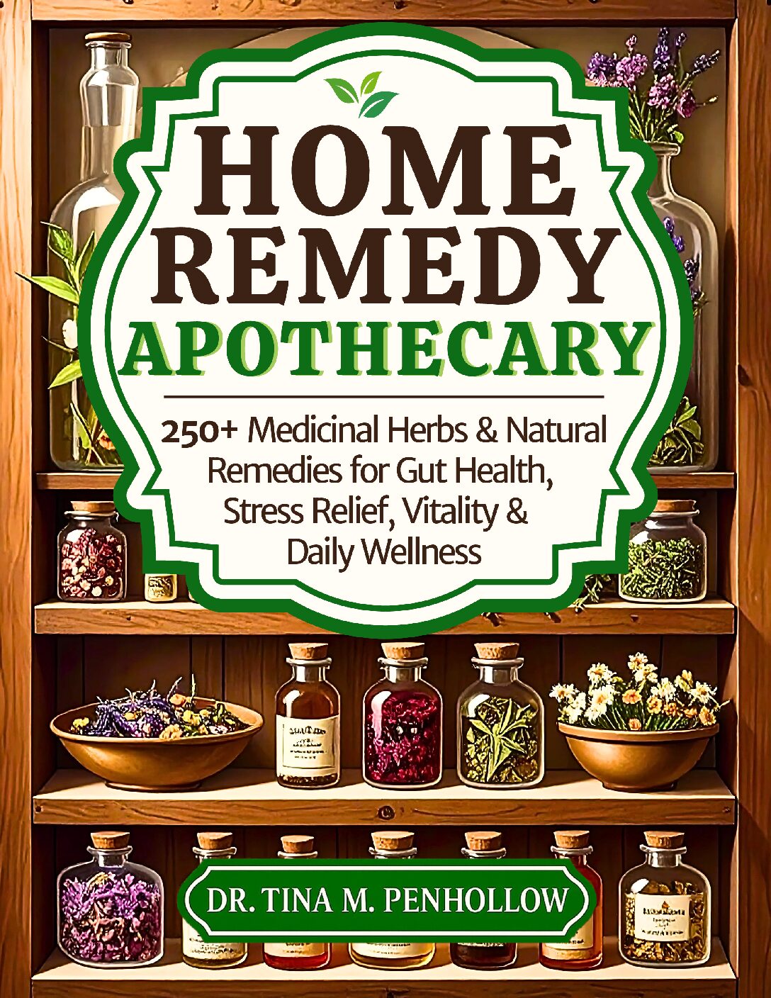 🌿 Home Remedy Apothecary Book 📘 — 250+ Medicinal Herbs & Natural Remedies for 🌾Gut Health, 😌Stress Relief, ⚡Vitality & 🌞Daily Wellness (ISBN: 978-1-966018-23-0)
