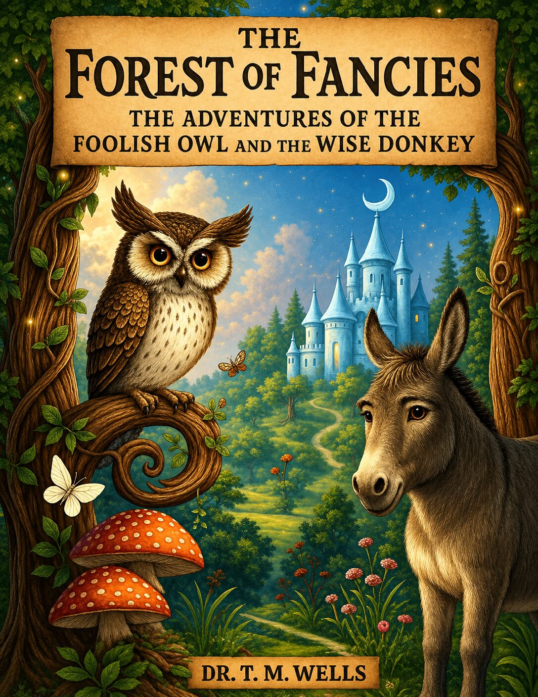 🦉🐴 The Forest of Fancies: The Adventures of the Foolish Owl & the Wise Donkey. 🌲✨ (ISBN: 978-1-966018-24-7)
