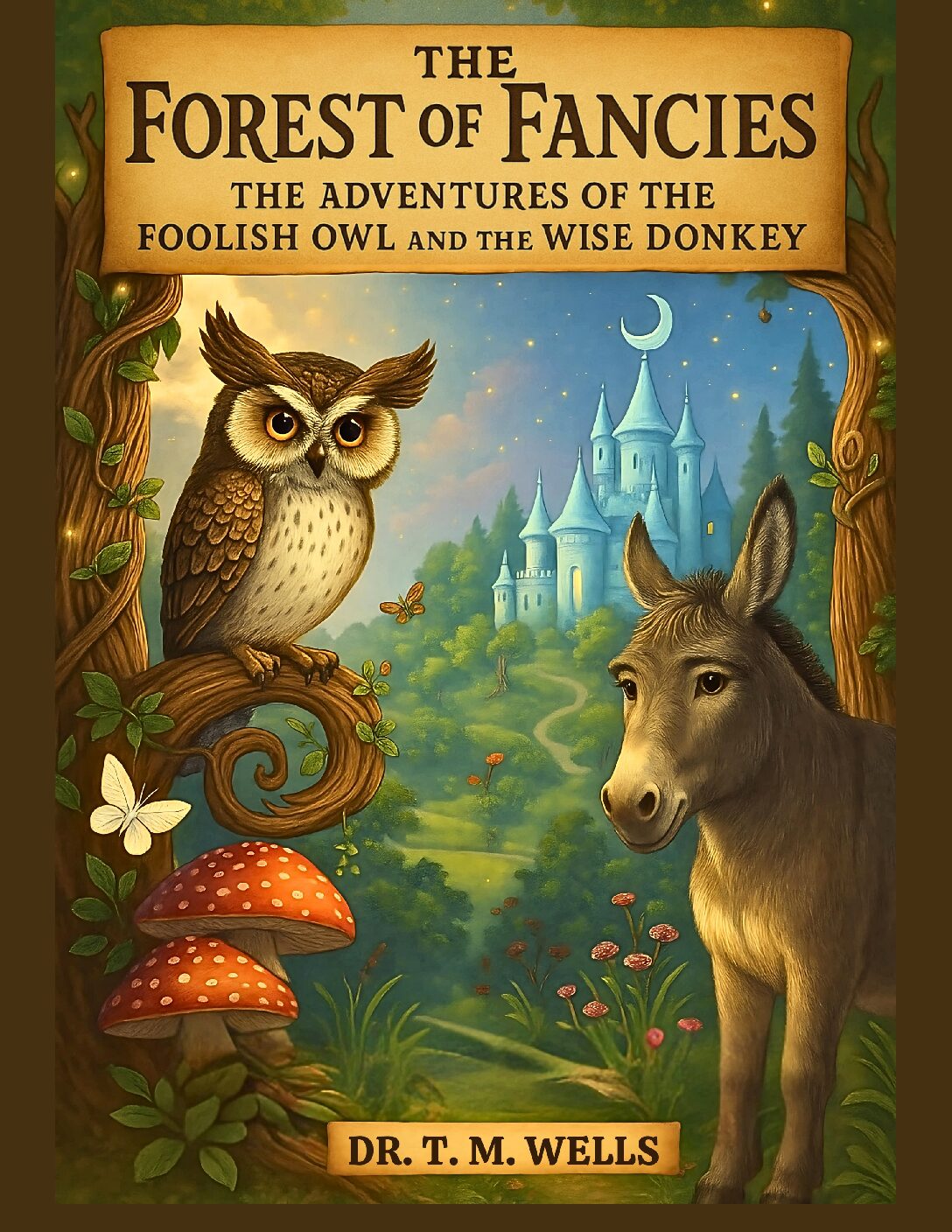 The Forest of Fancies 🦉🐴✨ — The Adventures of the Foolish Owl & the Wise Donkey (ISBN: 978-1-966018-24-7)